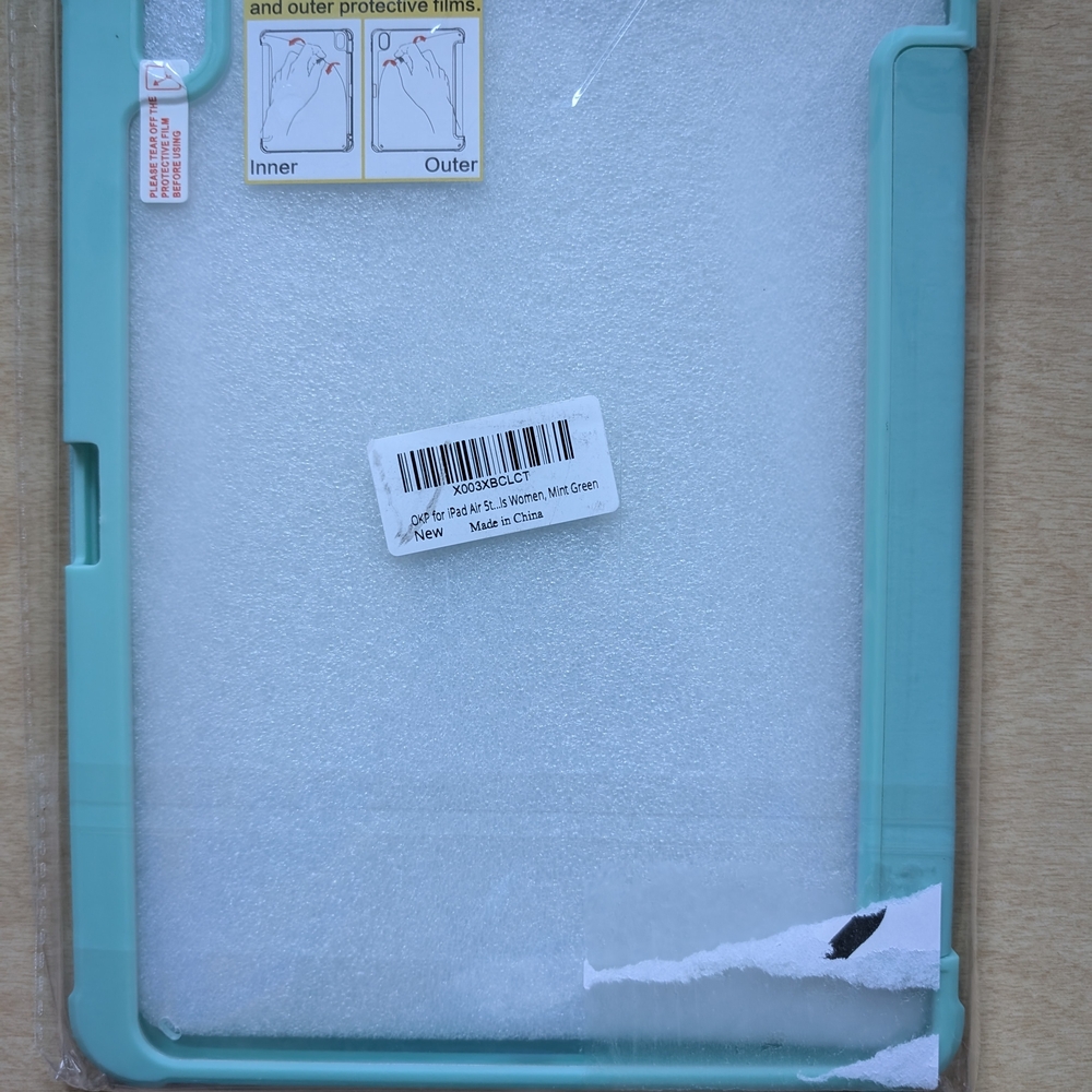 Case For Ipad Air 4th/5th Generatio, 2020/2022, Mint Green, New